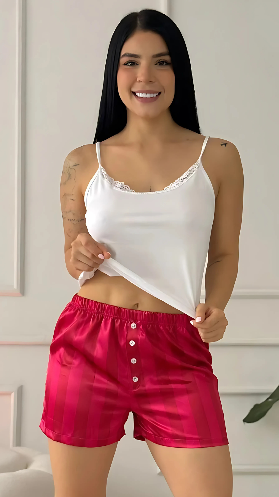 Pijamas Saten 2x1